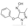 Pyrazole-1,3-diméthyl-5-phénoxy-4-carboxaldéhyde oxime CAS 110035-28-4